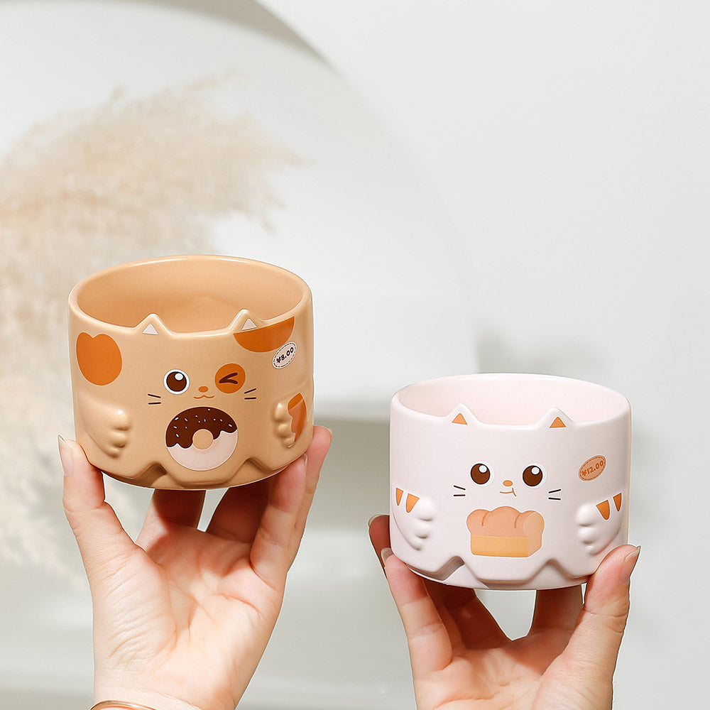 Cute Cat Dessert Stackable Cups