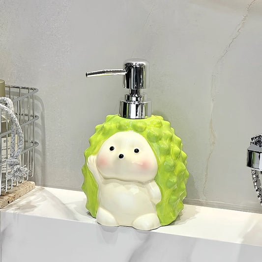 Cute Durian Hedgehog Soap Dispenser