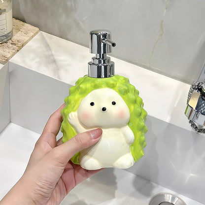 Cute Durian Hedgehog Soap Dispenser
