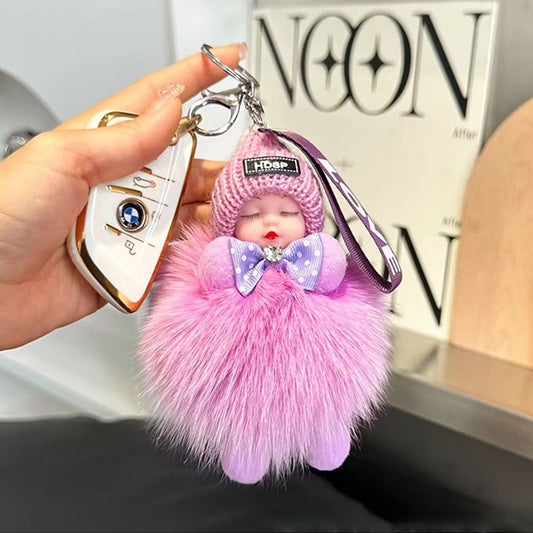 Cute Plush Doll Charm