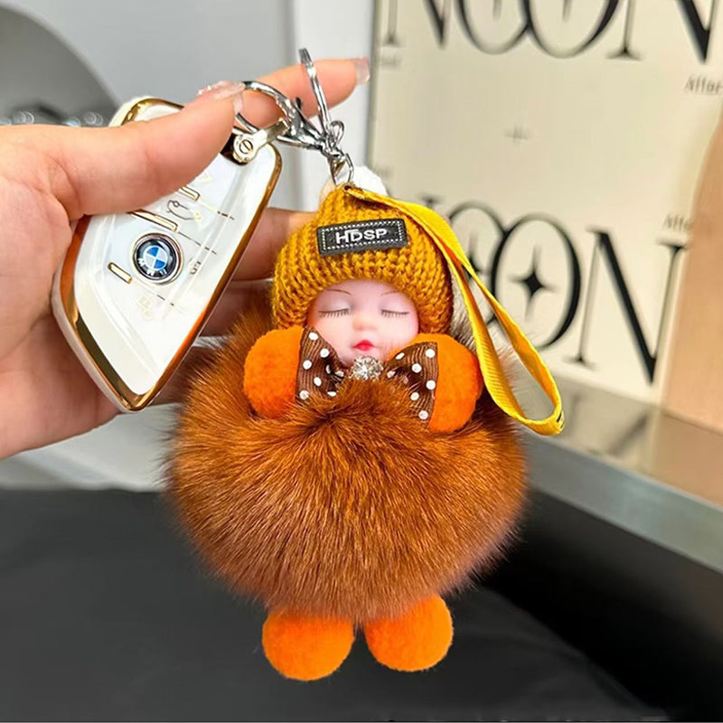 Cute Plush Doll Charm