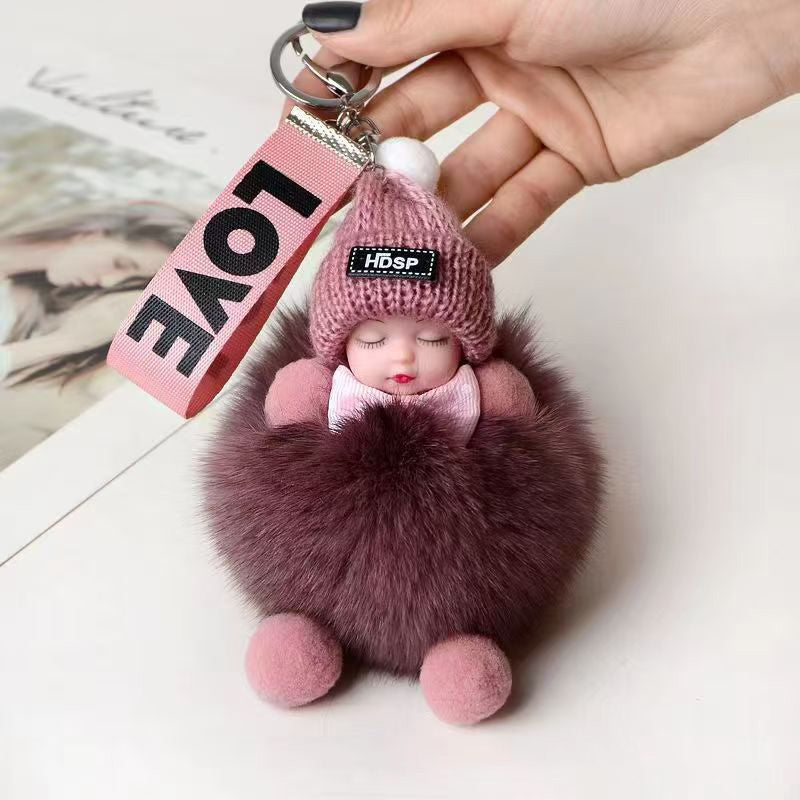 Cute Plush Doll Charm