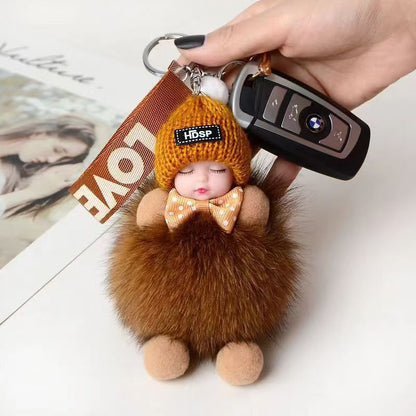 Cute Plush Doll Charm