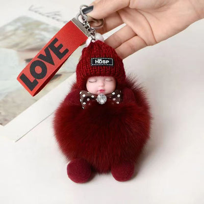 Cute Plush Doll Charm