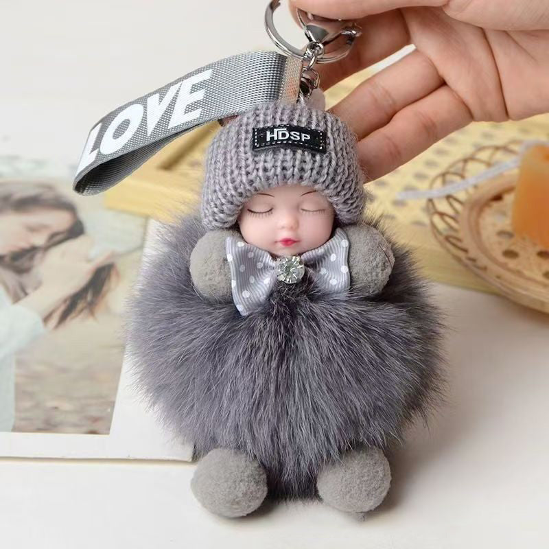 Cute Plush Doll Charm