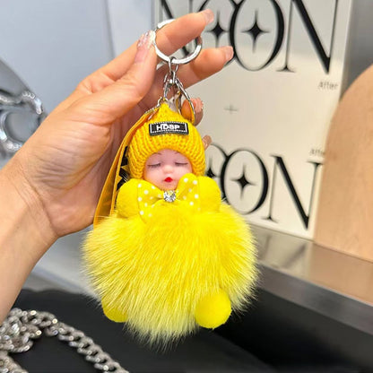 Cute Plush Doll Charm
