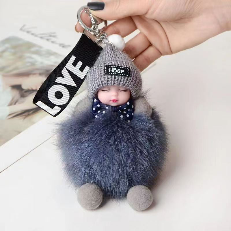 Cute Plush Doll Charm