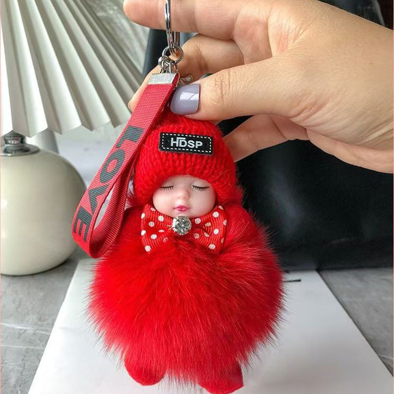Cute Plush Doll Charm
