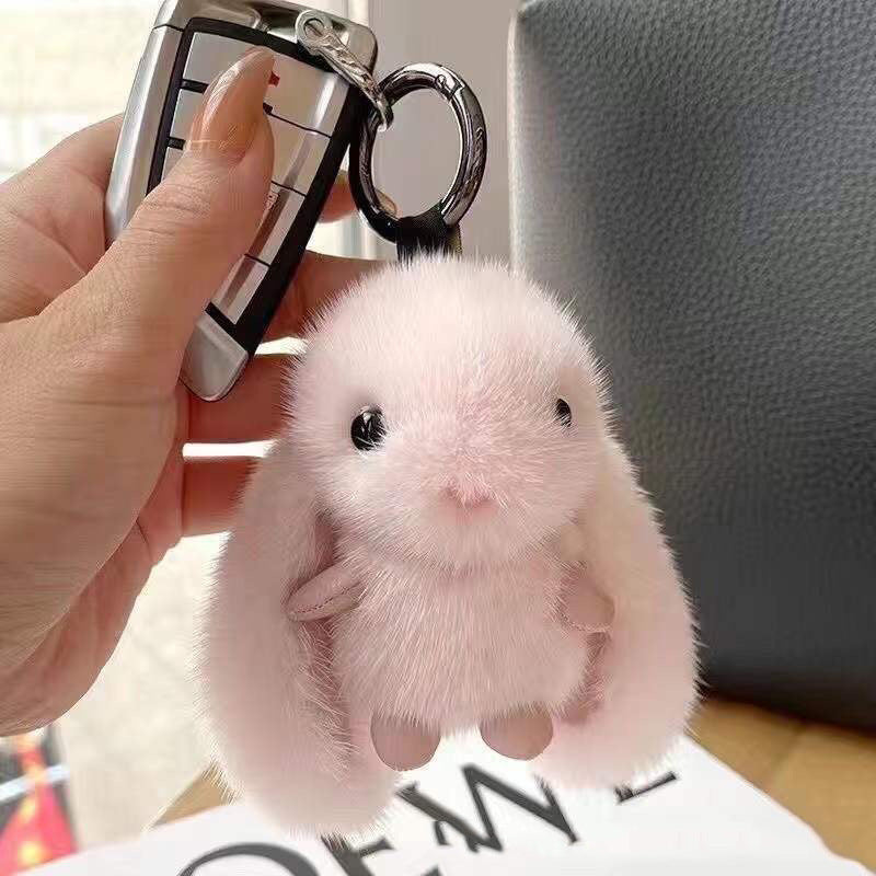 Cute Plush Rabbit Charm