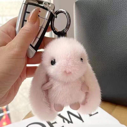 Cute Plush Rabbit Charm