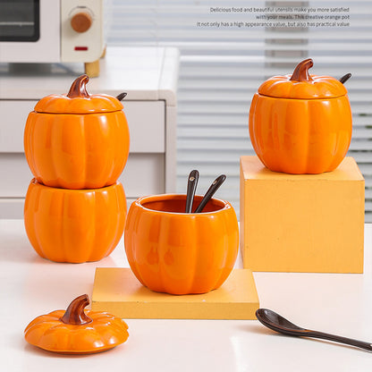 Cute Pumpkin Seasoning Jar
