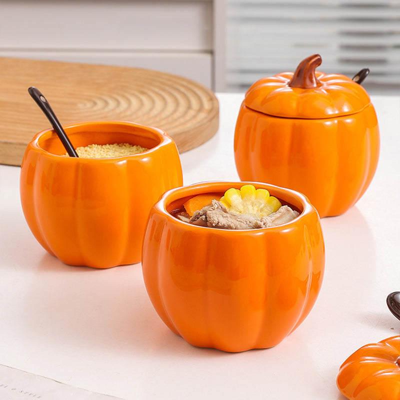 Cute Pumpkin Seasoning Jar