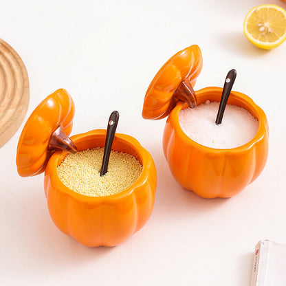 Cute Pumpkin Seasoning Jar
