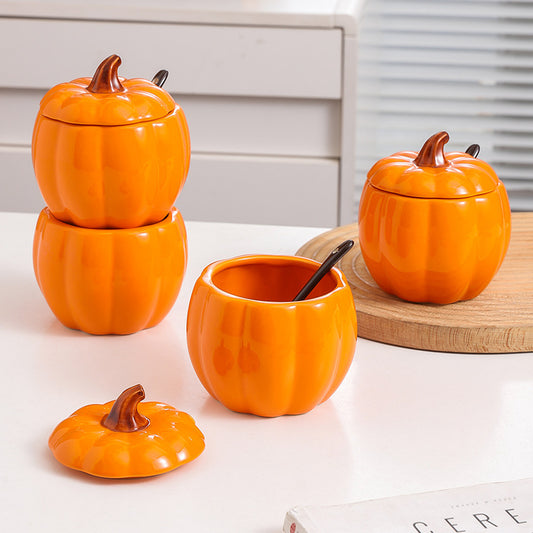 Cute Pumpkin Seasoning Jar