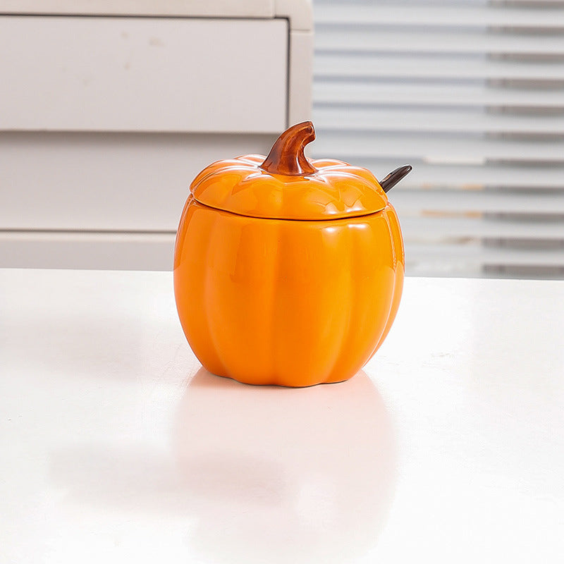 Cute Pumpkin Seasoning Jar