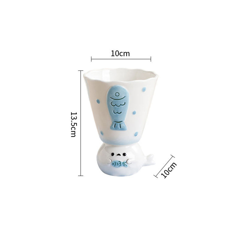 Cute Seal Ceramic Coffee Mug