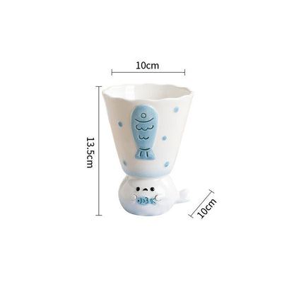 Cute Seal Ceramic Coffee Mug
