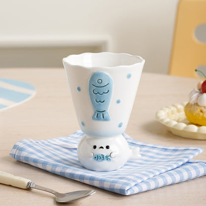 Cute Seal Ceramic Coffee Mug