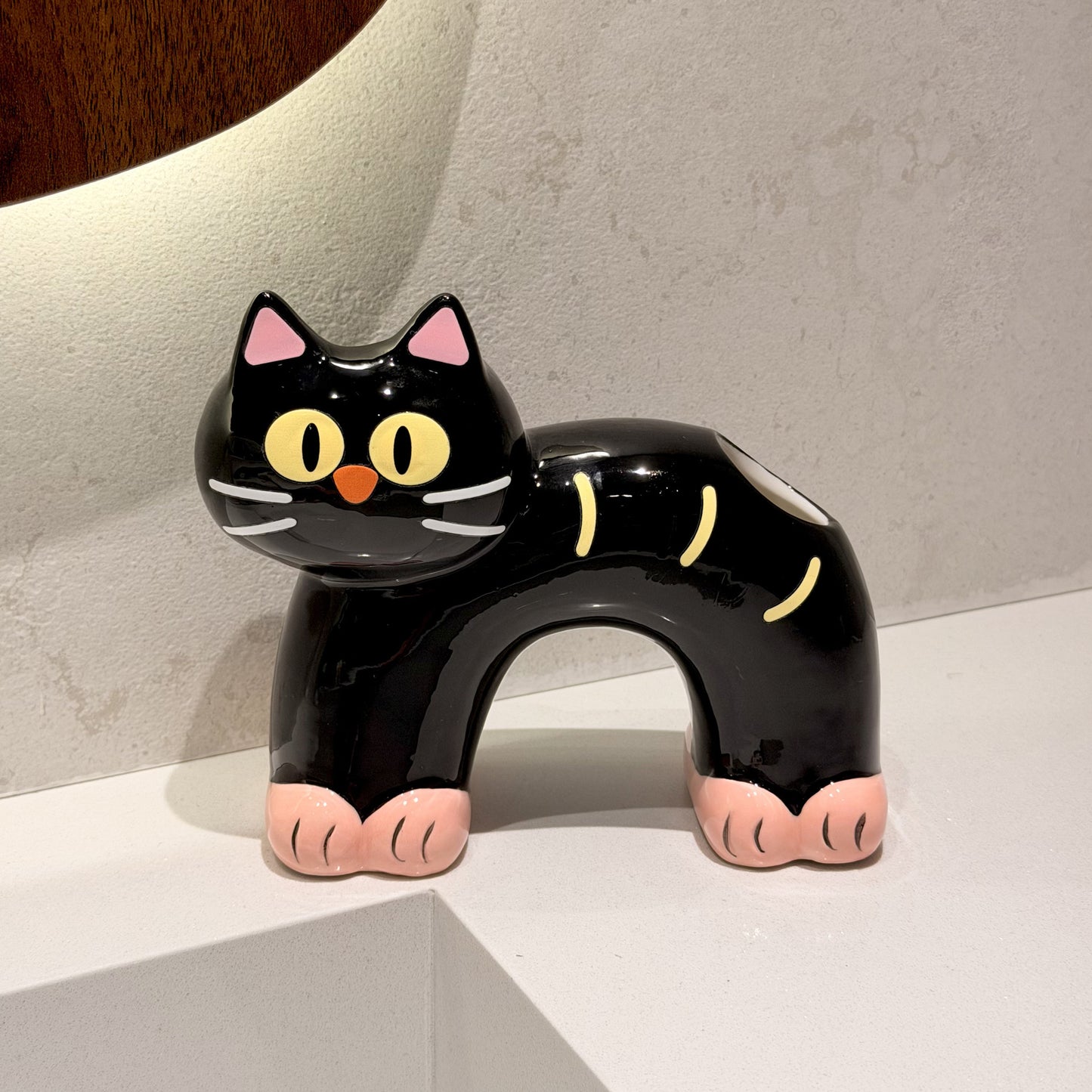 Cute Siamese Cat Ceramic Toothbrush Holder