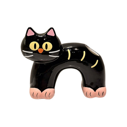 Cute Siamese Cat Ceramic Toothbrush Holder