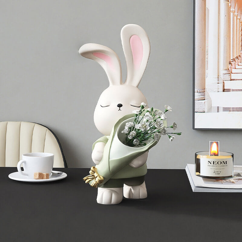 Cute Bunny Vase Ornaments