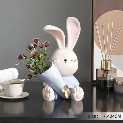 Cute Bunny Vase Ornaments