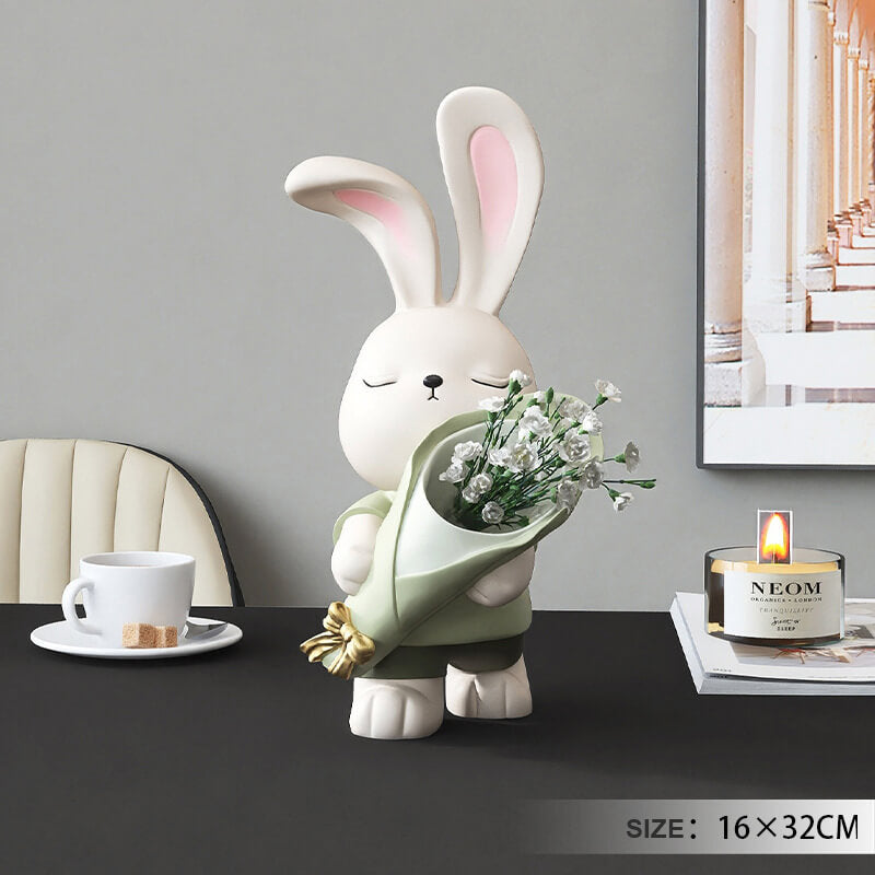 Cute Bunny Vase Ornaments