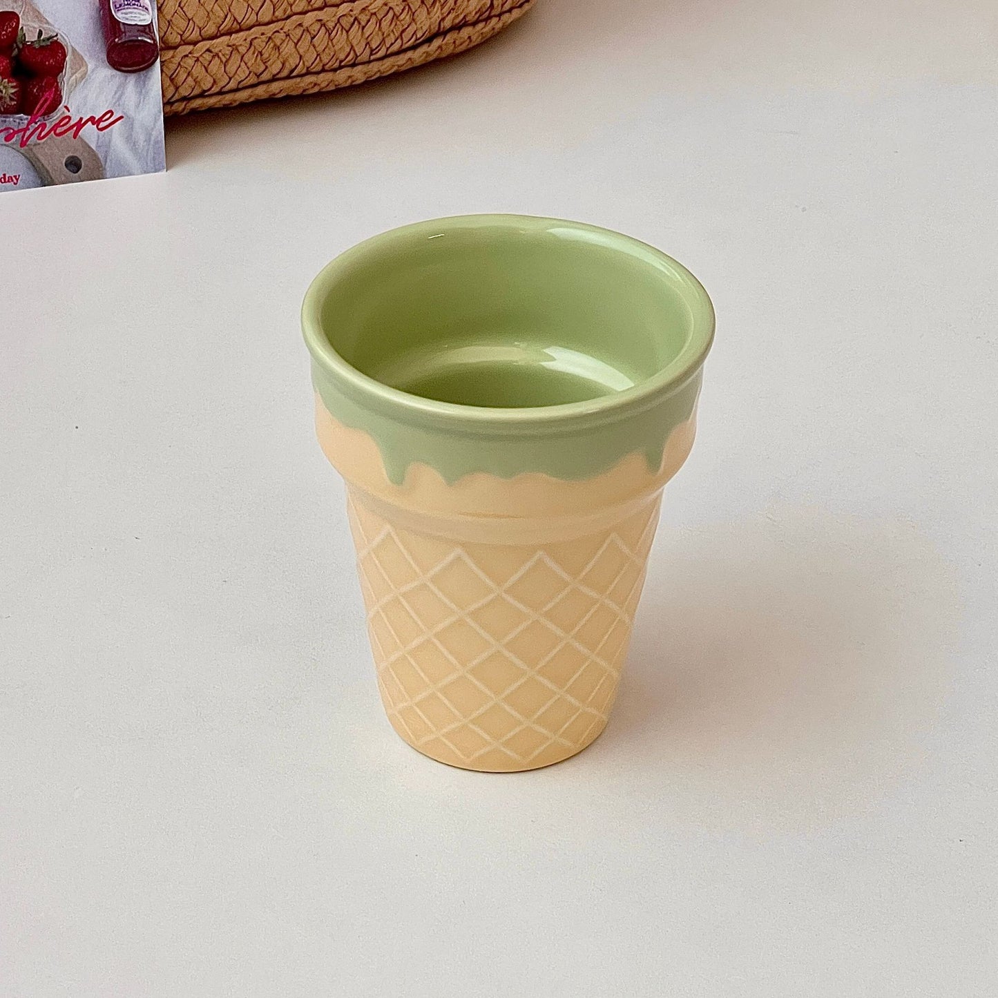 Cute Ice Cream-Style Dinner Plate
