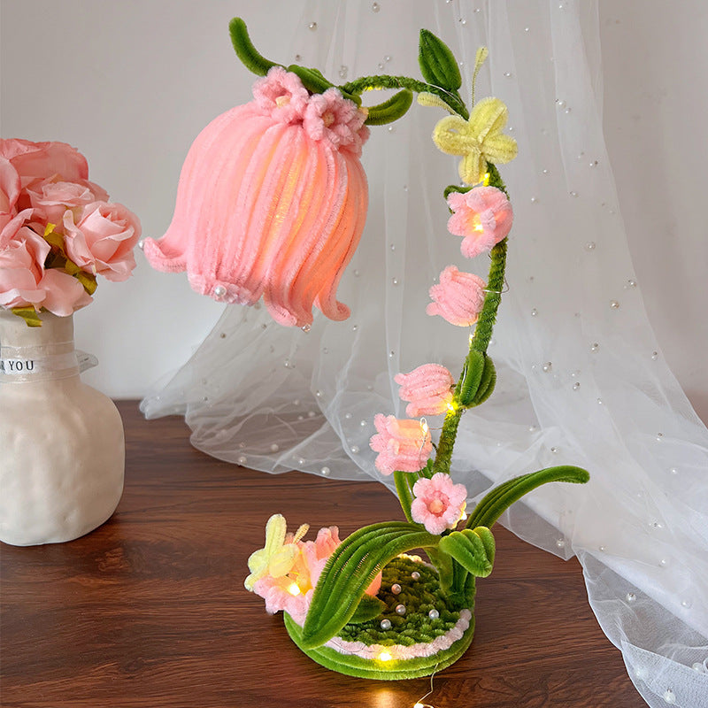 DIY Pipeel Lily-of-the-Valley Flower Lamp