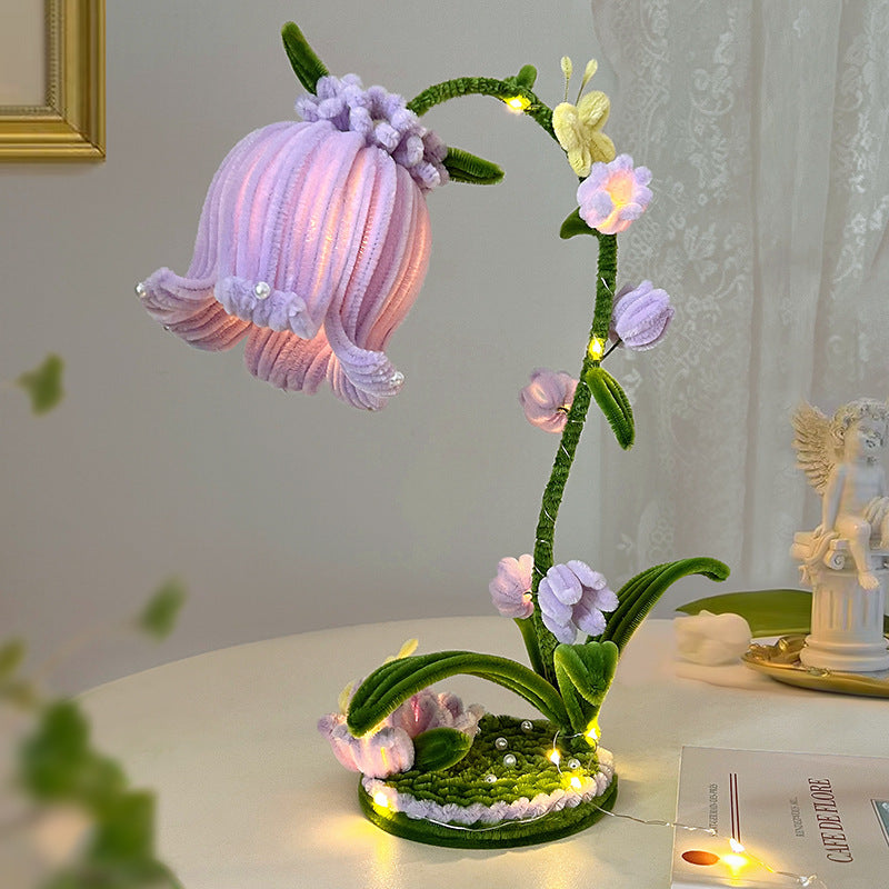 DIY Pipeel Lily-of-the-Valley Flower Lamp
