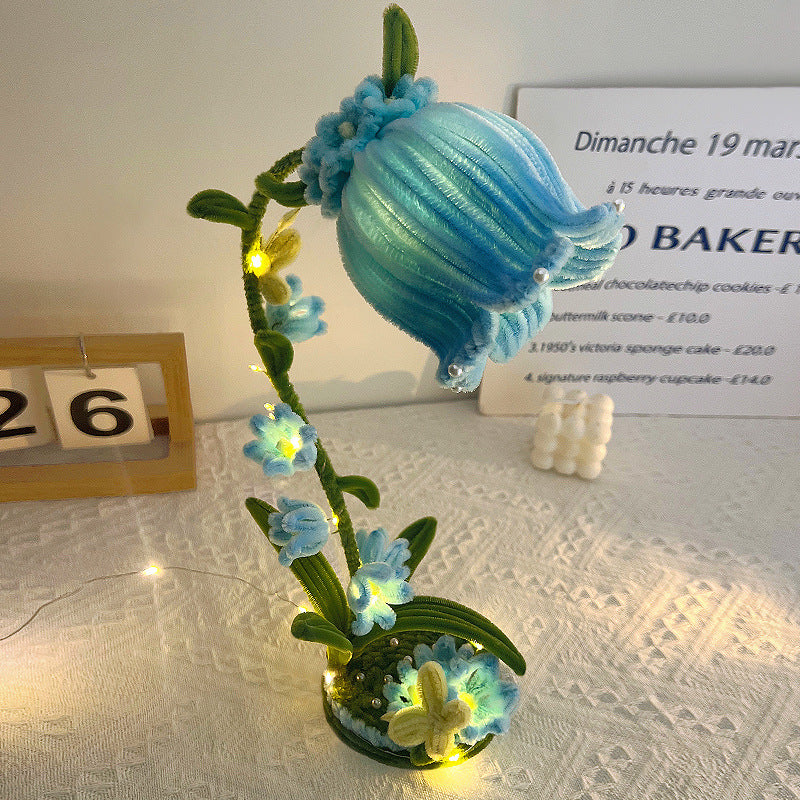 DIY Pipeel Lily-of-the-Valley Flower Lamp