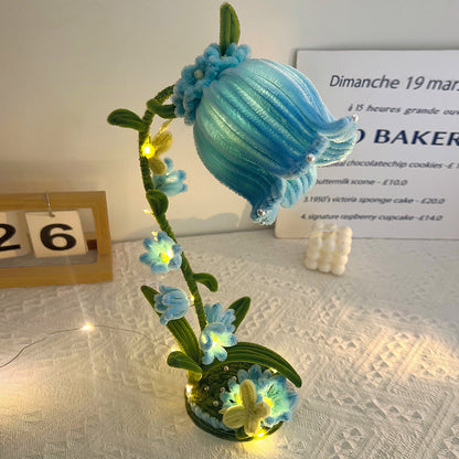 DIY Pipeel Lily-of-the-Valley Flower Lamp