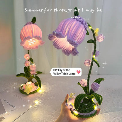 DIY Pipeel Lily-of-the-Valley Flower Lamp