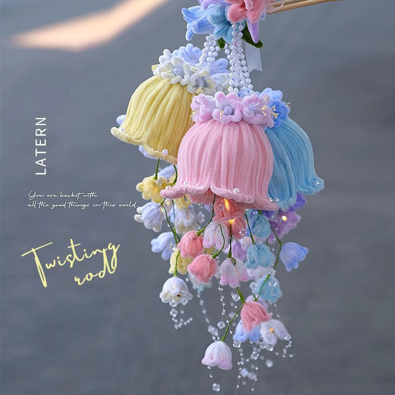 DIY Pipeel Lily of the Valley Lantern