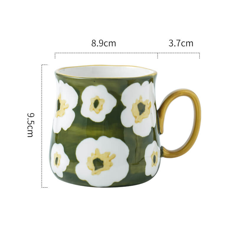 Daisy Print Ceramic Mug