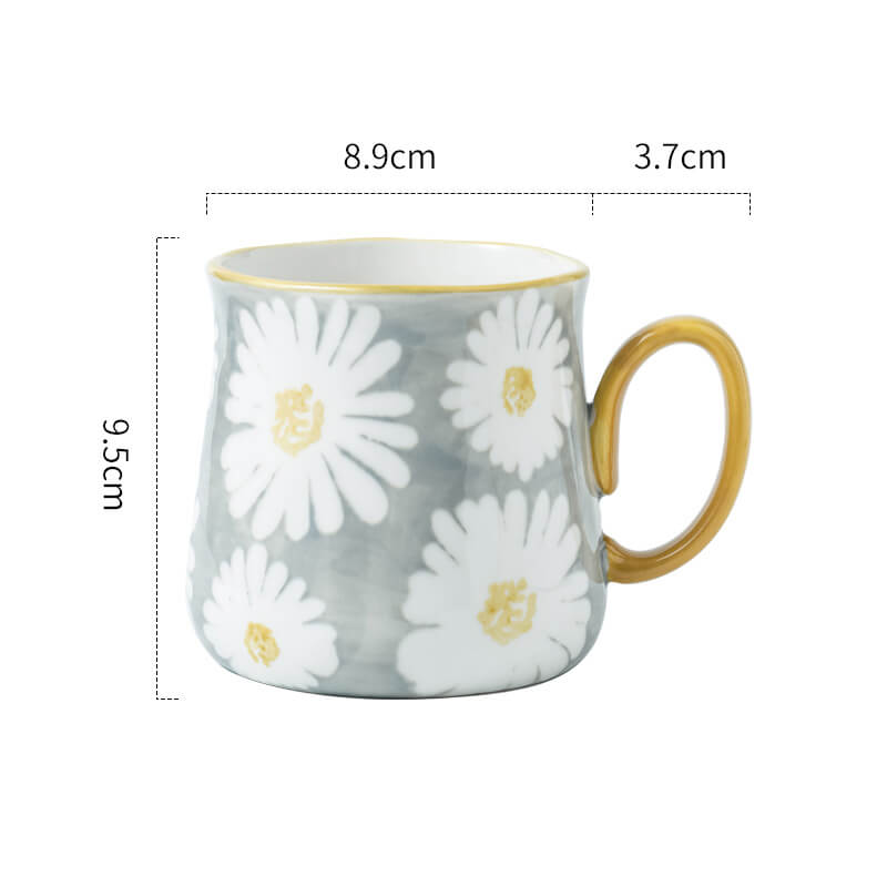 Daisy Print Ceramic Mug