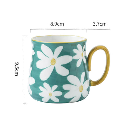 Daisy Print Ceramic Mug