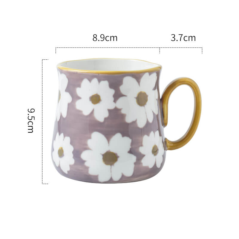 Daisy Print Ceramic Mug