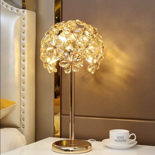 Dandelion Crystal Table Lamp