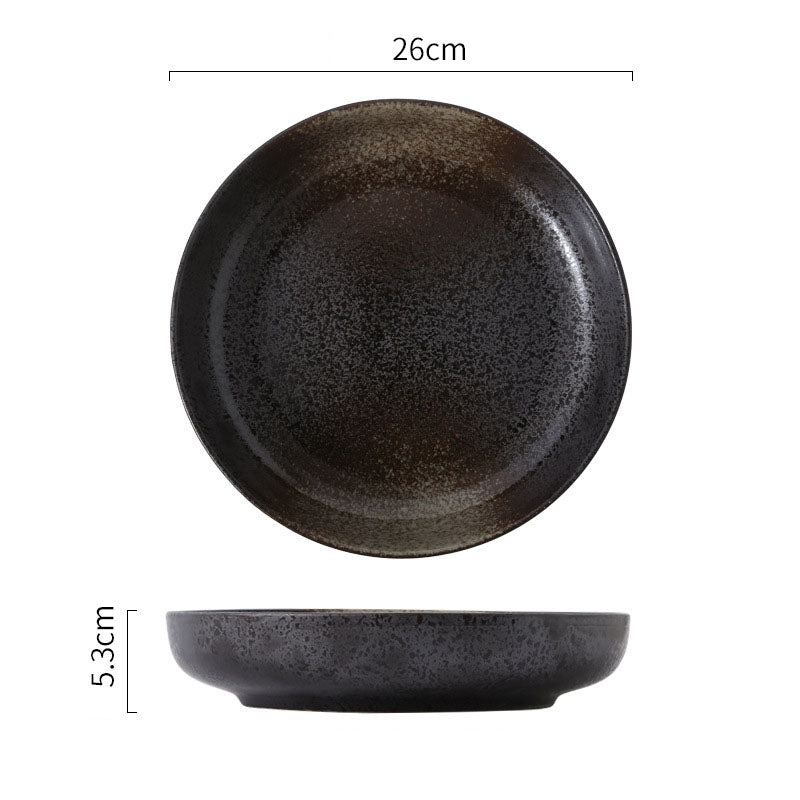 Deep Round Ceramic Dinner Plate