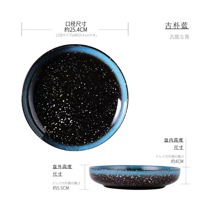 Deep Round Ceramic Dinner Plate