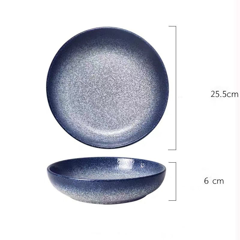 Deep Round Ceramic Dinner Plate