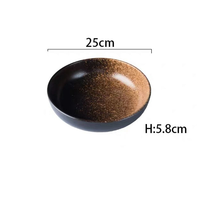Deep Round Ceramic Dinner Plate