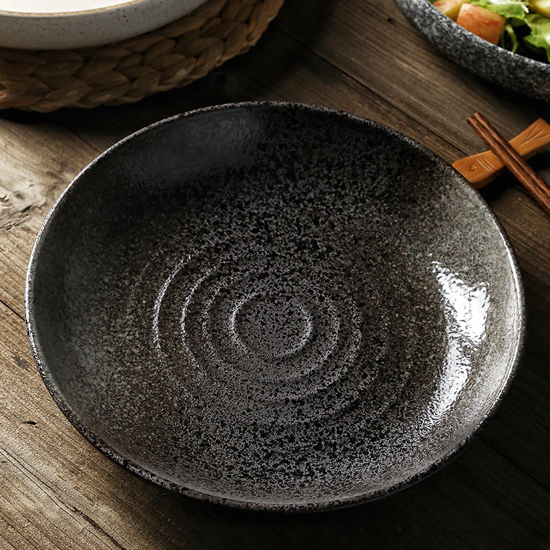Deep Round Ceramic Dinner Plate