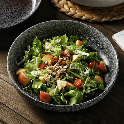 Deep Round Ceramic Dinner Plate