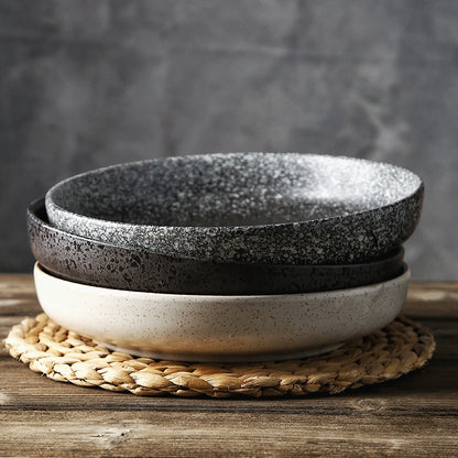 Deep Round Ceramic Dinner Plate