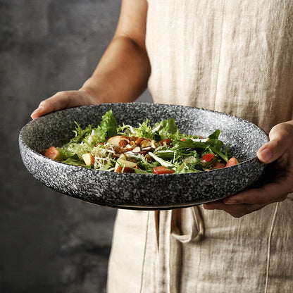 Deep Round Ceramic Dinner Plate