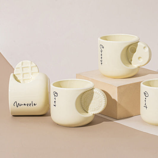 Dessert Handle Ceramic Mug