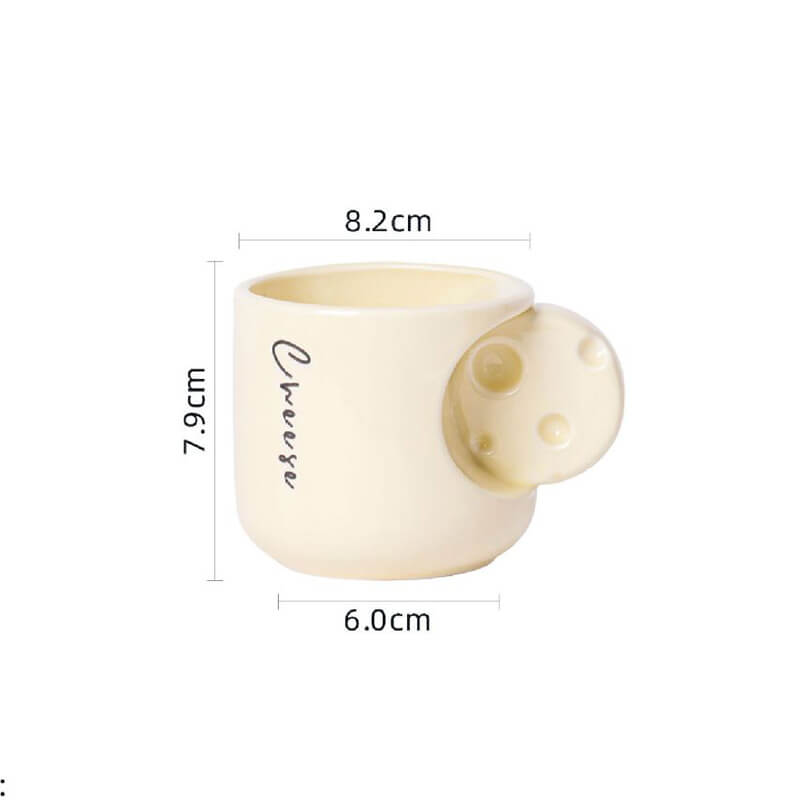 Dessert Handle Ceramic Mug