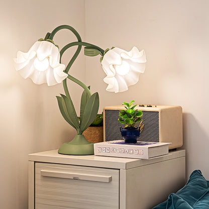 Double-Headed Lily-of-the-Valley Table Lamp